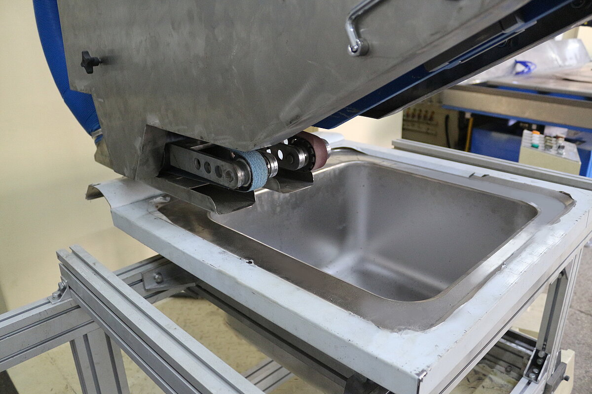CNC Sink Welding Seam grinding machine Profimach® Europe Your
